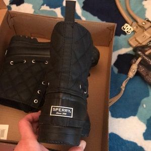 Sperry boots I have worn one time new in the box